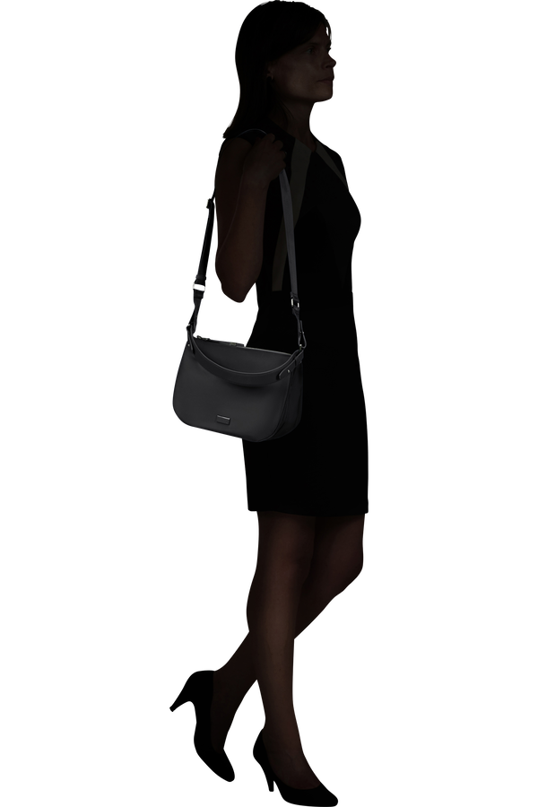 Samsonite Be-Her Hobo Bag Round 3 Compartments  Čern&aacute;