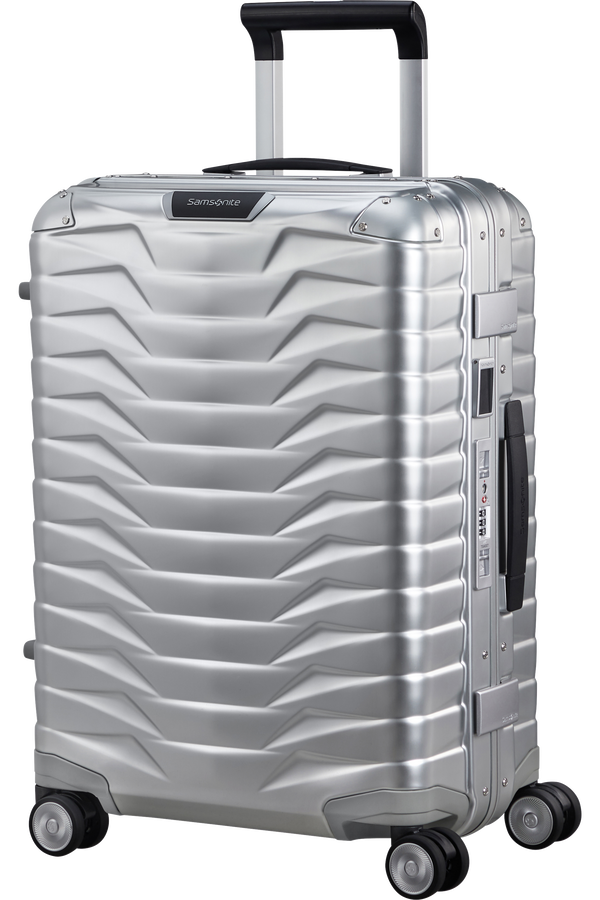 Samsonite Proxis Alu Spinner 55cm  Hlíníková stříbrná