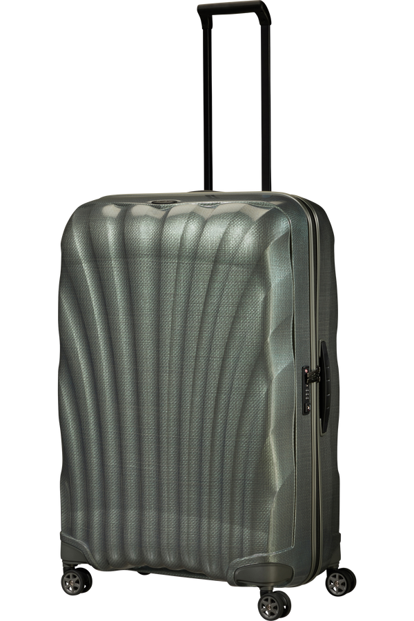 Samsonite C-Lite Spinner 81cm  Metalická zelená