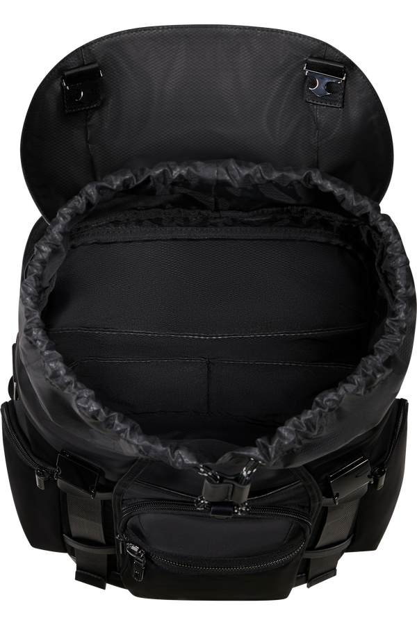 Samsonite Relyon Backpack M 15.6'' with flap  Čern&aacute;