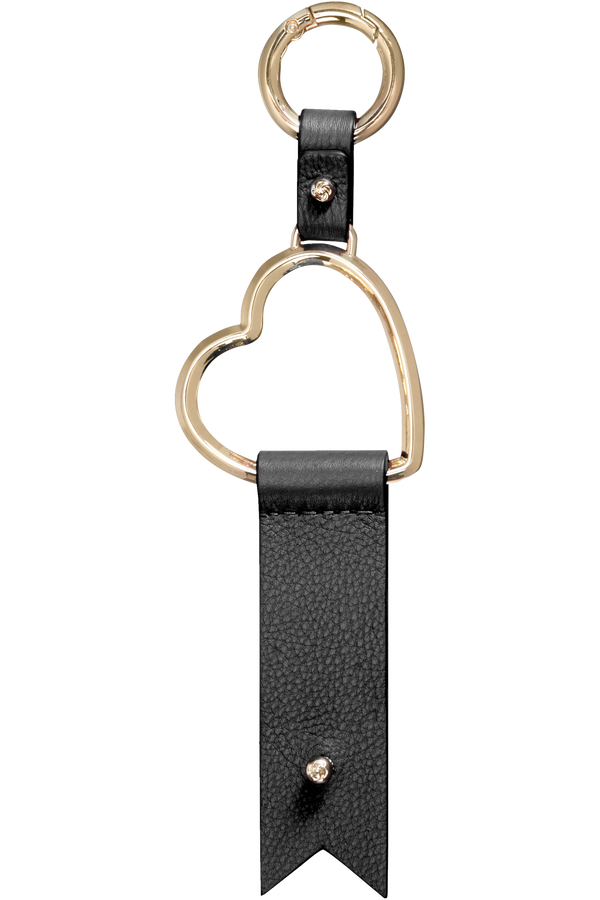 Samsonite Lady Charmy Heart Key Ring Černá Samsonite Lady Charmy Heart Key Ring Černá