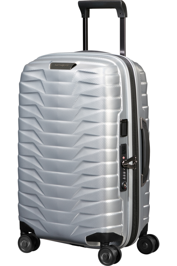 Samsonite Proxis Spinner Expandable Length 35cm 55cm  Stř&iacute;brn&aacute;