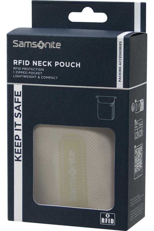 Samsonite Ta Revolution RFID Neck Pouch  Tmavě šedá