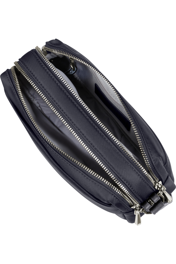 Samsonite Zalia 3.0 Shoulder Bag 2 Comp  Tmav&aacute; n&aacute;mořn&iacute; modr&aacute;