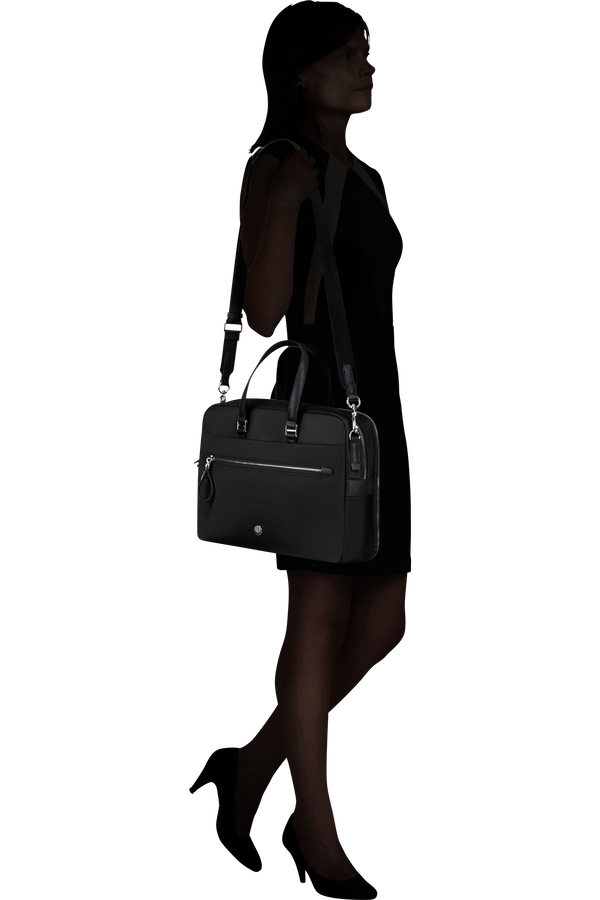 Samsonite Karissa Evo Bailhandle 15.6' 2 Comp  Černá