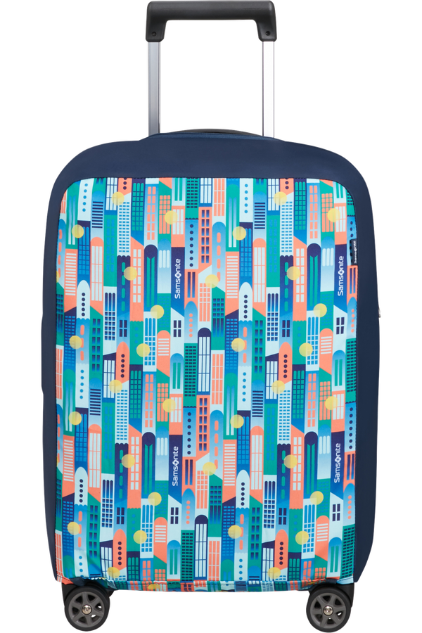 Samsonite Ta Revolution Foldable Luggage Cover S  City Print