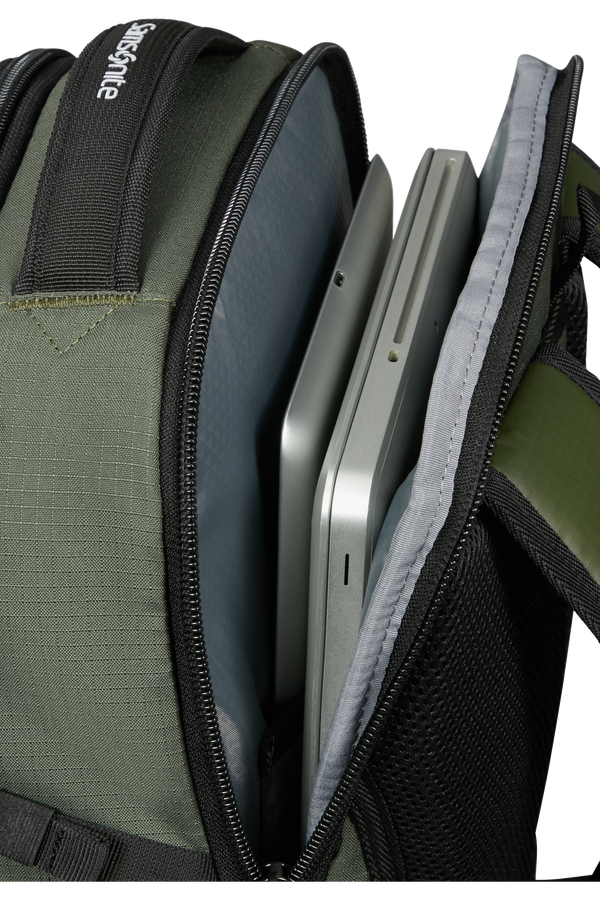 Samsonite Roadseeker Laptop Backpack M  Tmavě olivov&aacute; zelen&aacute;