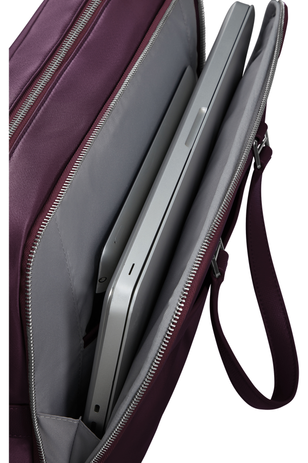 Samsonite Karissa Evo Bailhandle 15.6' 2 Comp  Vínová červená Samsonite Karissa Evo Bailhandle 15.6' 2 Comp  Vínová červená