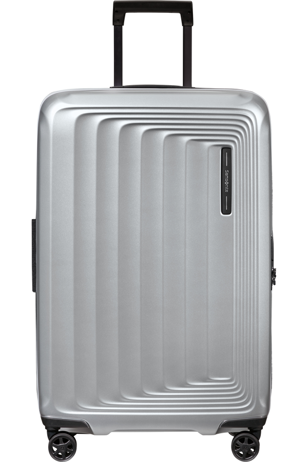 Samsonite Nuon Spinner Expandable 69cm  Matná stříbrná