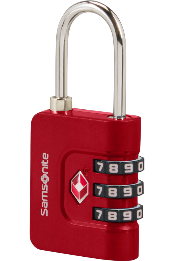 Samsonite Ta Revolution Combilock 3 dial TSA  Červená