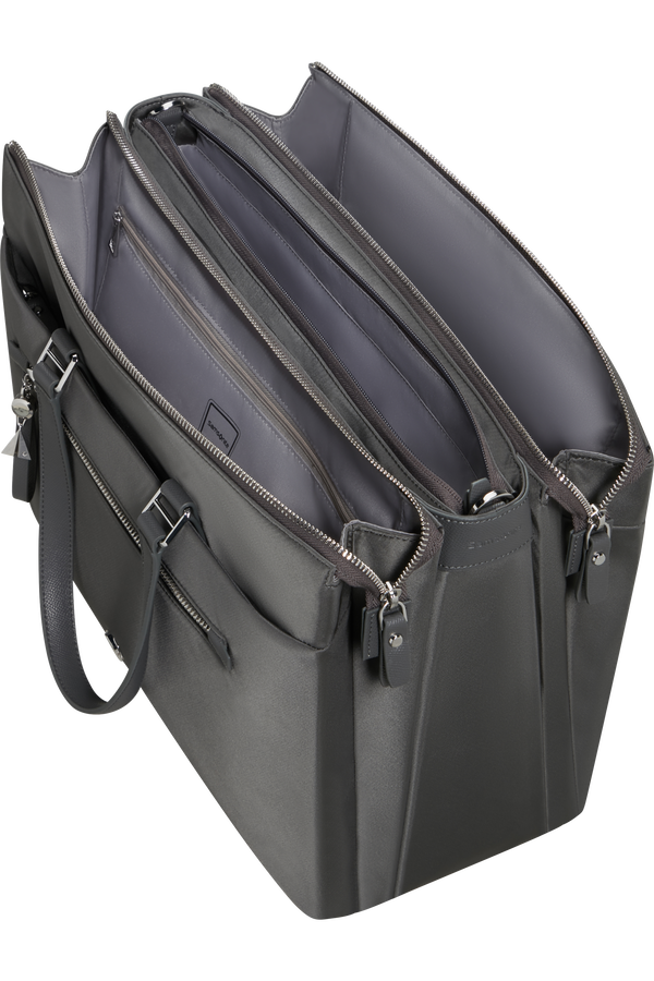 Samsonite Karissa Evo Org. Tote 14.1' 3 Comp  Gunmetal Green